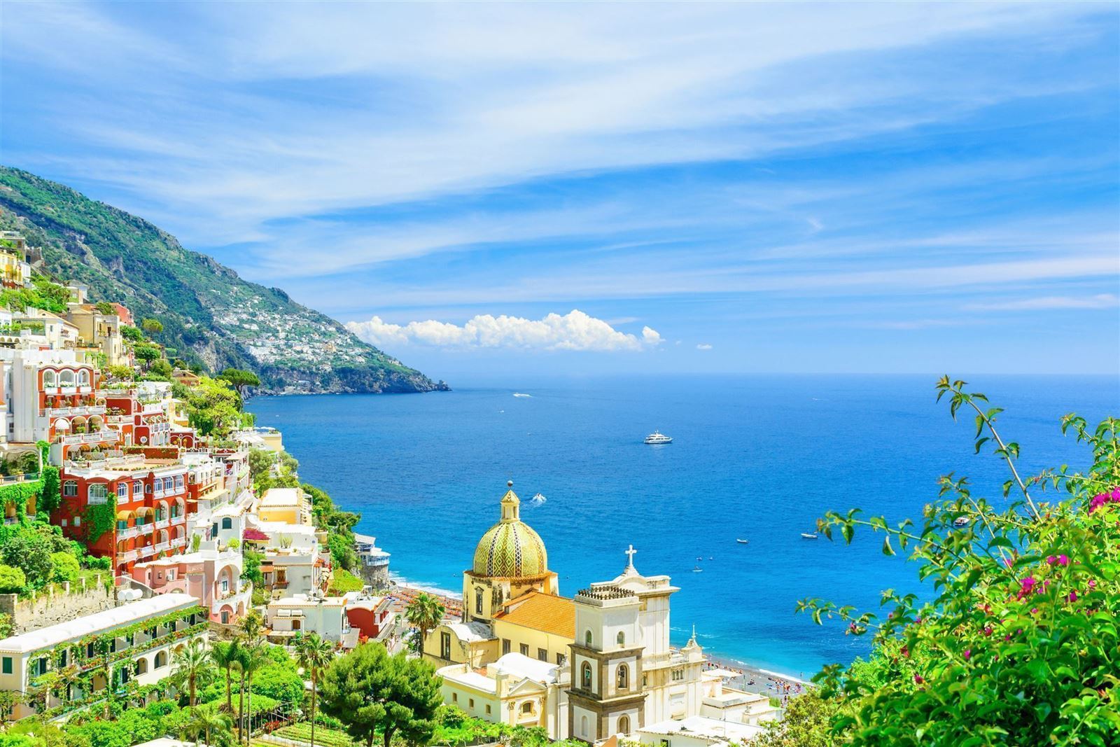 Positano mit Meerblick